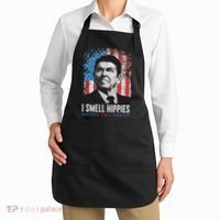I Smell Hippies Retro American Flag Patriotic 4th Of July Apron thumb 2