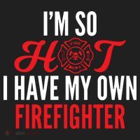 Im So Hot I Have My Own Firefighter Wife Gift Beanie thumb 2
