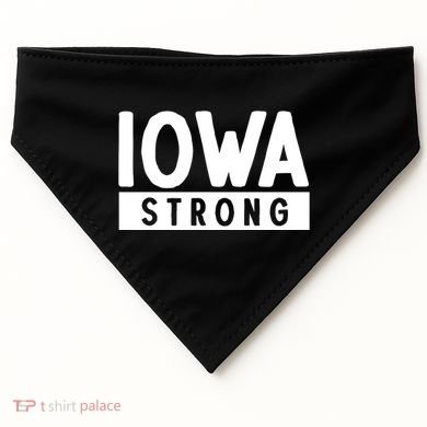 Iowa Strong USA-Made Doggie Bandana