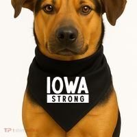 Iowa Strong USA-Made Doggie Bandana thumb 1