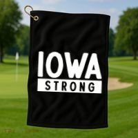 Iowa Strong Golf Towel thumb 1