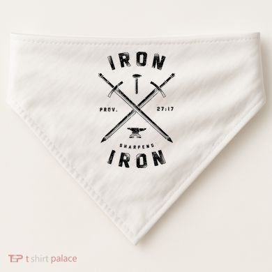 Iron Sharpens Iron USA-Made Doggie Bandana