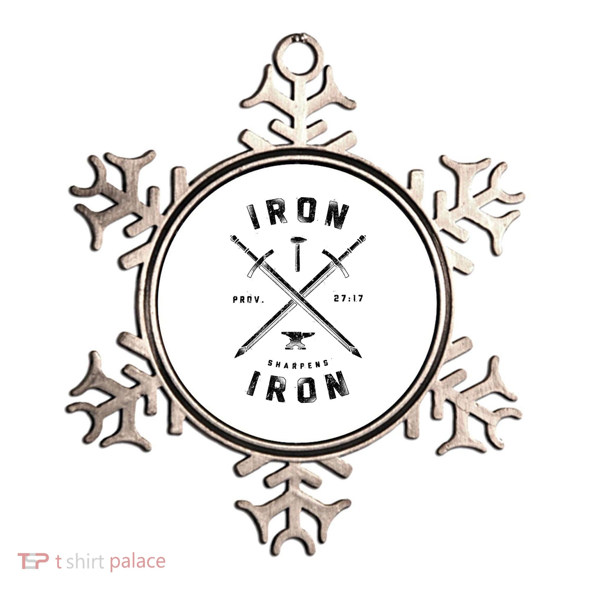 Iron Sharpens Iron Ornament