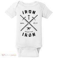 Iron Sharpens Iron Baby Bodysuit thumb 0