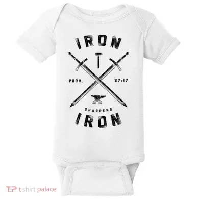 Iron Sharpens Iron Baby Bodysuit