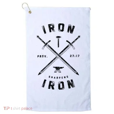 Iron Sharpens Iron Golf Towel