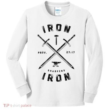 Iron Sharpens Iron Kids Long Sleeve Shirt