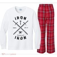 Iron Sharpens Iron Kids Long Sleeve Plaid Pajama Set thumb 0