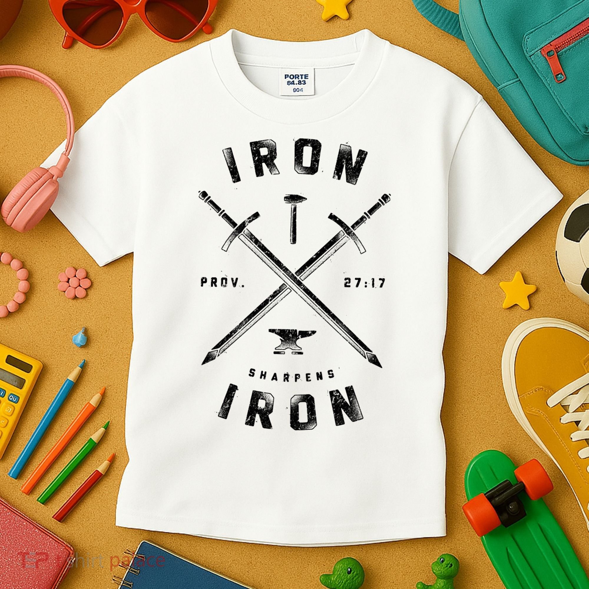 Iron Sharpens Iron Kids T-Shirt