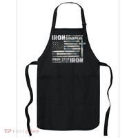 Iron Sharpens Iron Proverbs Bible Verse Christian Apron thumb 0