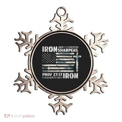 Iron Sharpens Iron Proverbs Bible Verse Christian Ornament