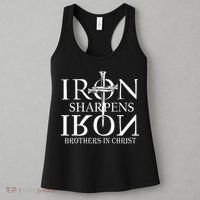 Iron Sharpens Iron Brothers In Christ Women's Tank Top thumb 3