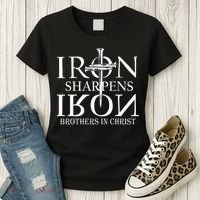 Iron Sharpens Iron Brothers In Christ Women's T-Shirt thumb 3