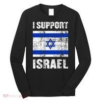 I Support Israel We Stand With Israel I Stand With Israel Long Sleeve Shirt thumb 0