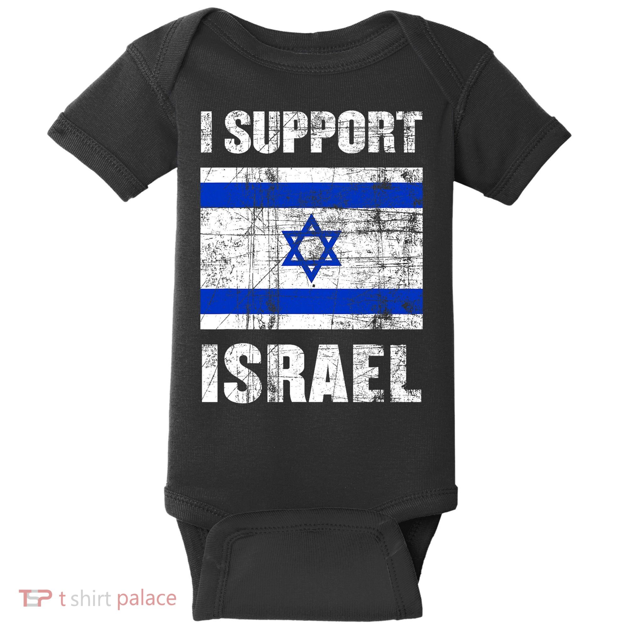 I Support Israel We Stand With Israel I Stand With Israel Baby Bodysuit