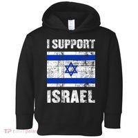 I Support Israel We Stand With Israel I Stand With Israel Toddler Hoodie thumb 0