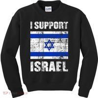 I Support Israel We Stand With Israel I Stand With Israel Kids Sweatshirt thumb 0