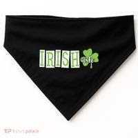 Irish Shamrock Irishish USA-Made Doggie Bandana thumb 0