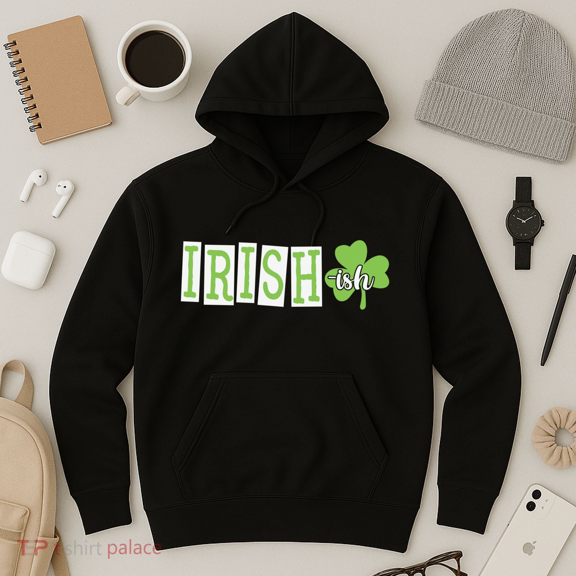 Irish Shamrock Irishish Hoodie