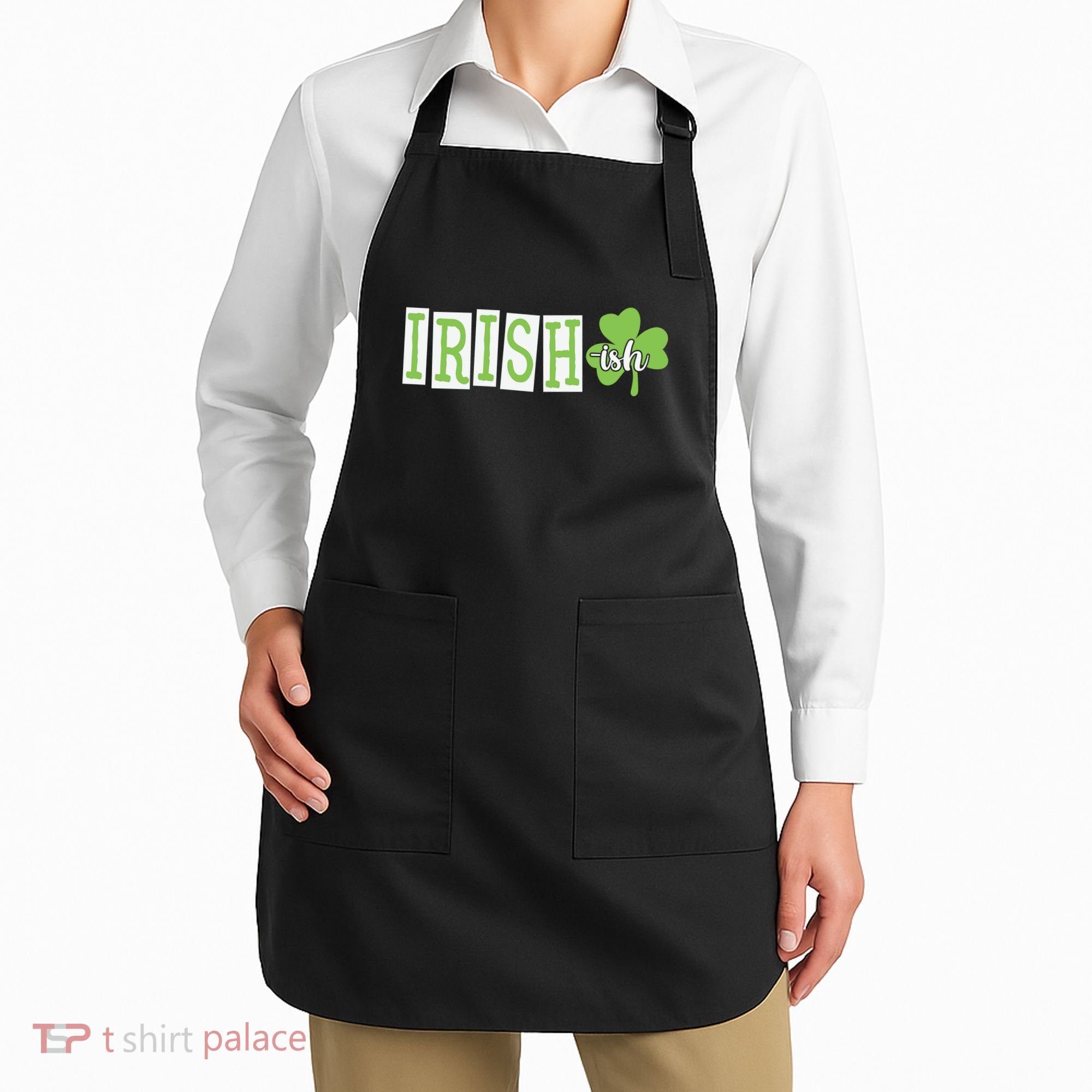 Irish Shamrock Irishish Apron