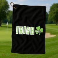 Irish Shamrock Irishish Golf Towel thumb 1