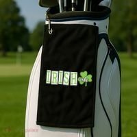 Irish Shamrock Irishish Golf Towel thumb 2