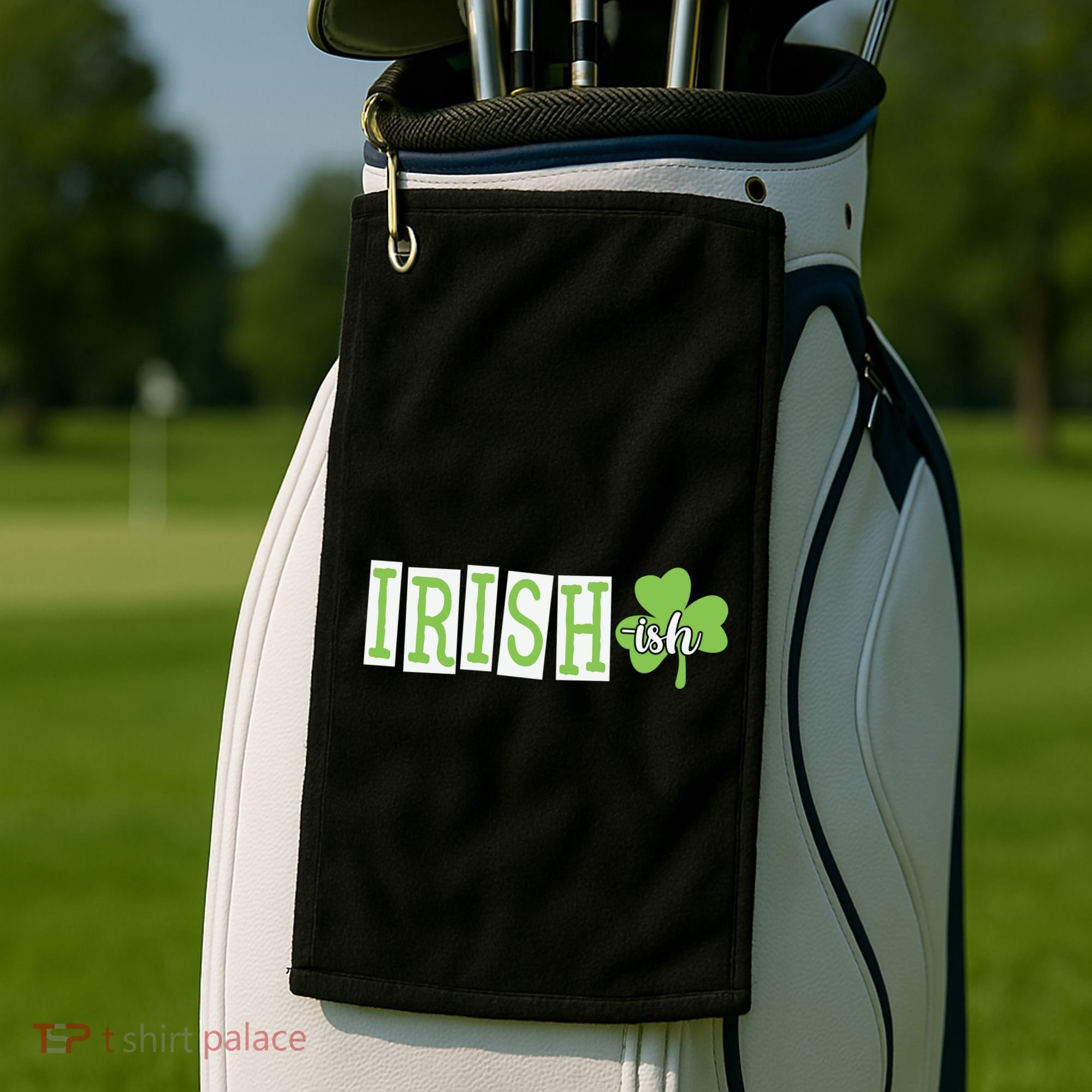 Irish Shamrock Irishish Golf Towel
