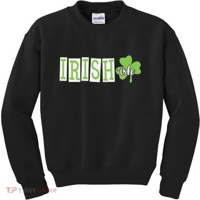 Irish Shamrock Irishish Kids Sweatshirt