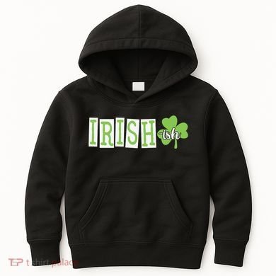 Irish Shamrock Irishish Kids Hoodie