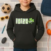 Irish Shamrock Irishish Kids Hoodie thumb 2