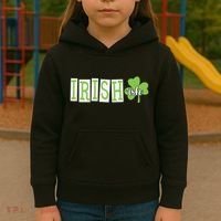 Irish Shamrock Irishish Kids Hoodie thumb 3