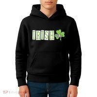 Irish Shamrock Irishish Kids Hoodie thumb 4