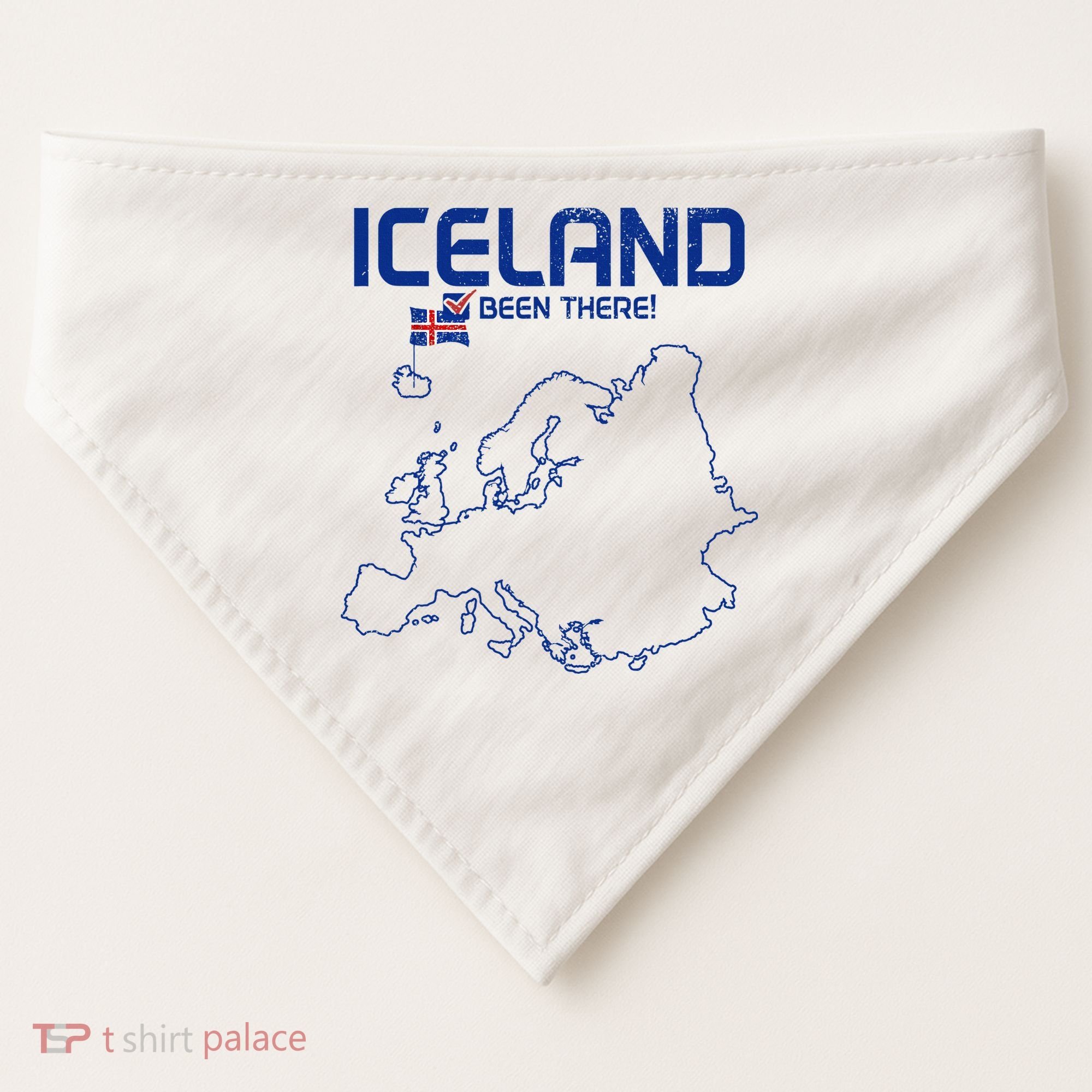 Iceland Souvenir USA-Made Doggie Bandana