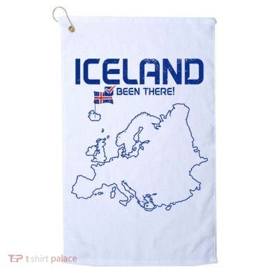Iceland Souvenir Golf Towel