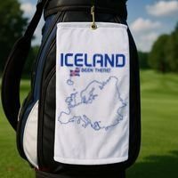 Iceland Souvenir Golf Towel thumb 2