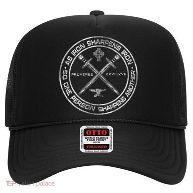 Iron Sharpens Iron Proverbs 2717 Christian Quote Hat