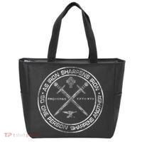 Iron Sharpens Iron Proverbs 2717 Christian Quote Tote Bag thumb 0