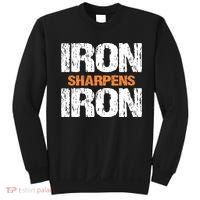 Iron Sharpens Iron Funny Christian Sweatshirt thumb 0