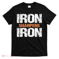 Iron Sharpens Iron Funny Christian T-Shirt thumb 0