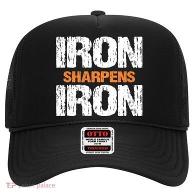 Iron Sharpens Iron Funny Christian Hat