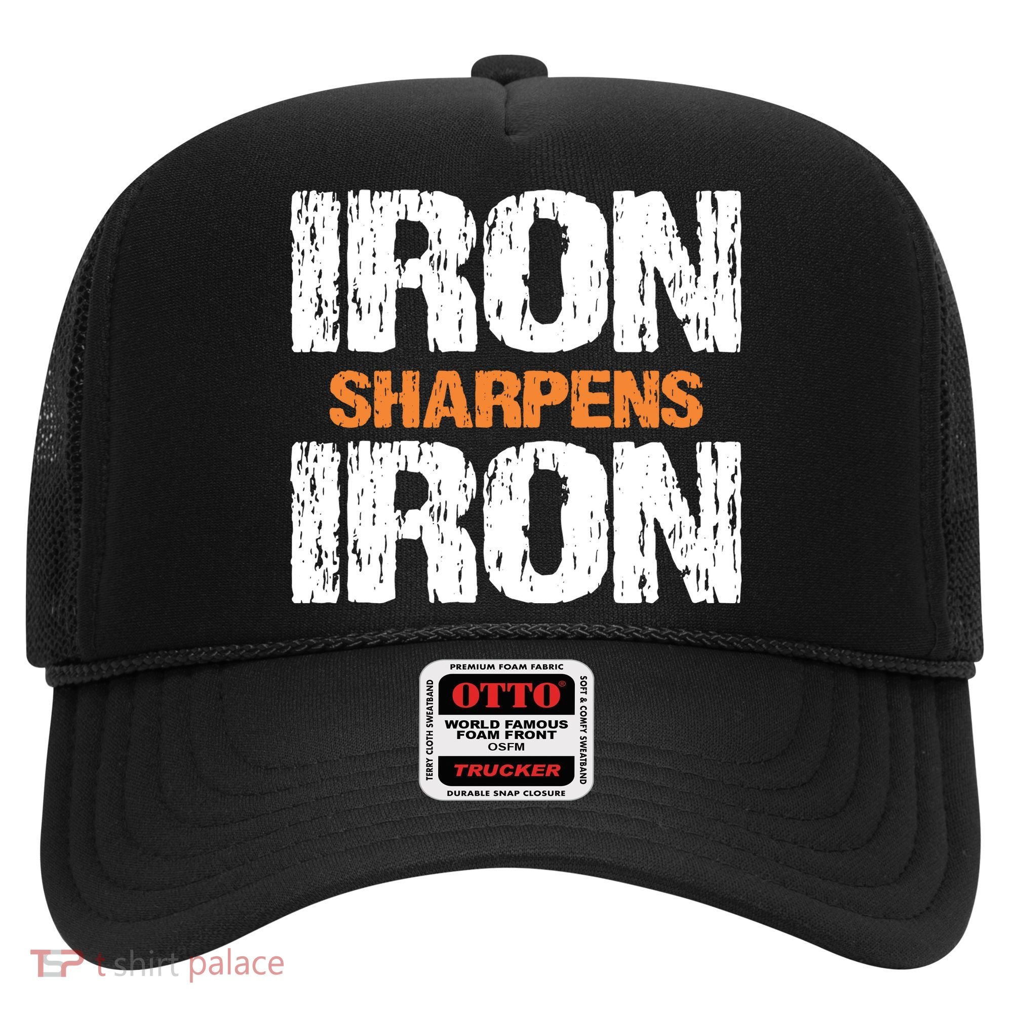 Iron Sharpens Iron Funny Christian Hat