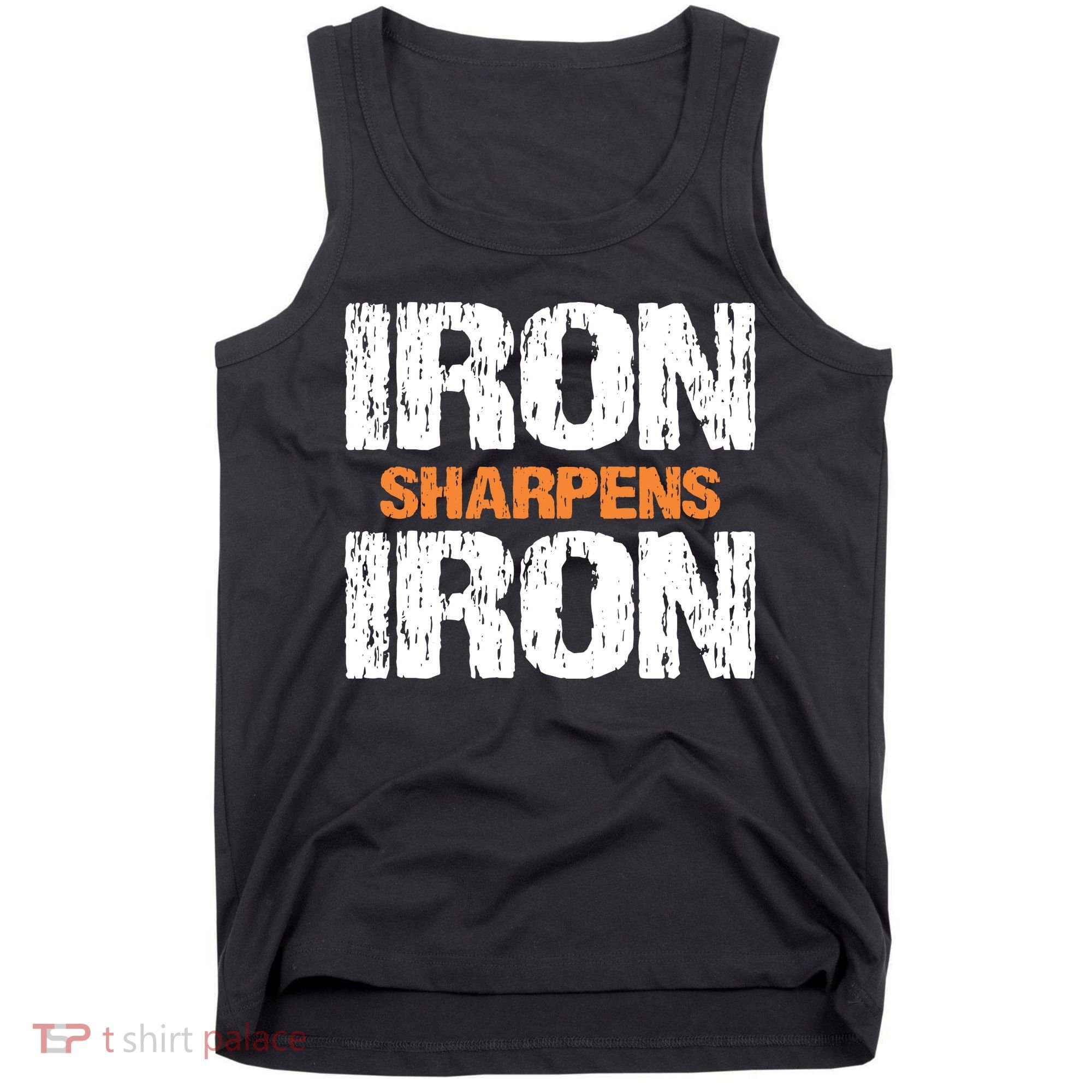 Iron Sharpens Iron Funny Christian Tank Top