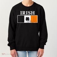 Ireland Shamrock Irish Flag St Patty's Day Women's Sweatshirt thumb 0