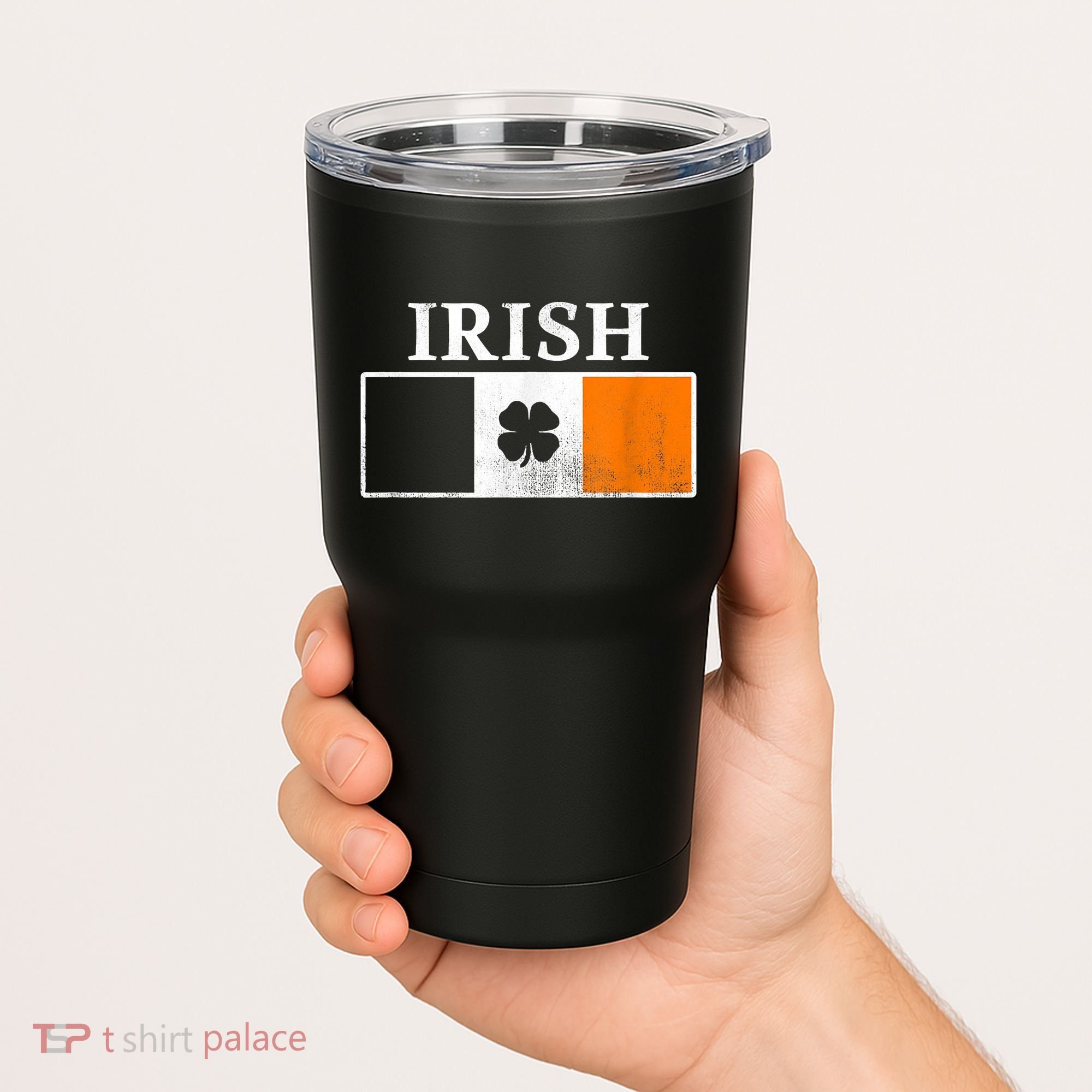 Ireland Shamrock Irish Flag St Patty's Day Tumbler