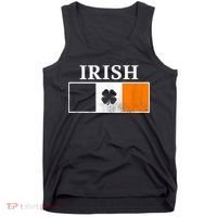 Ireland Shamrock Irish Flag St Patty's Day Tank Top thumb 0