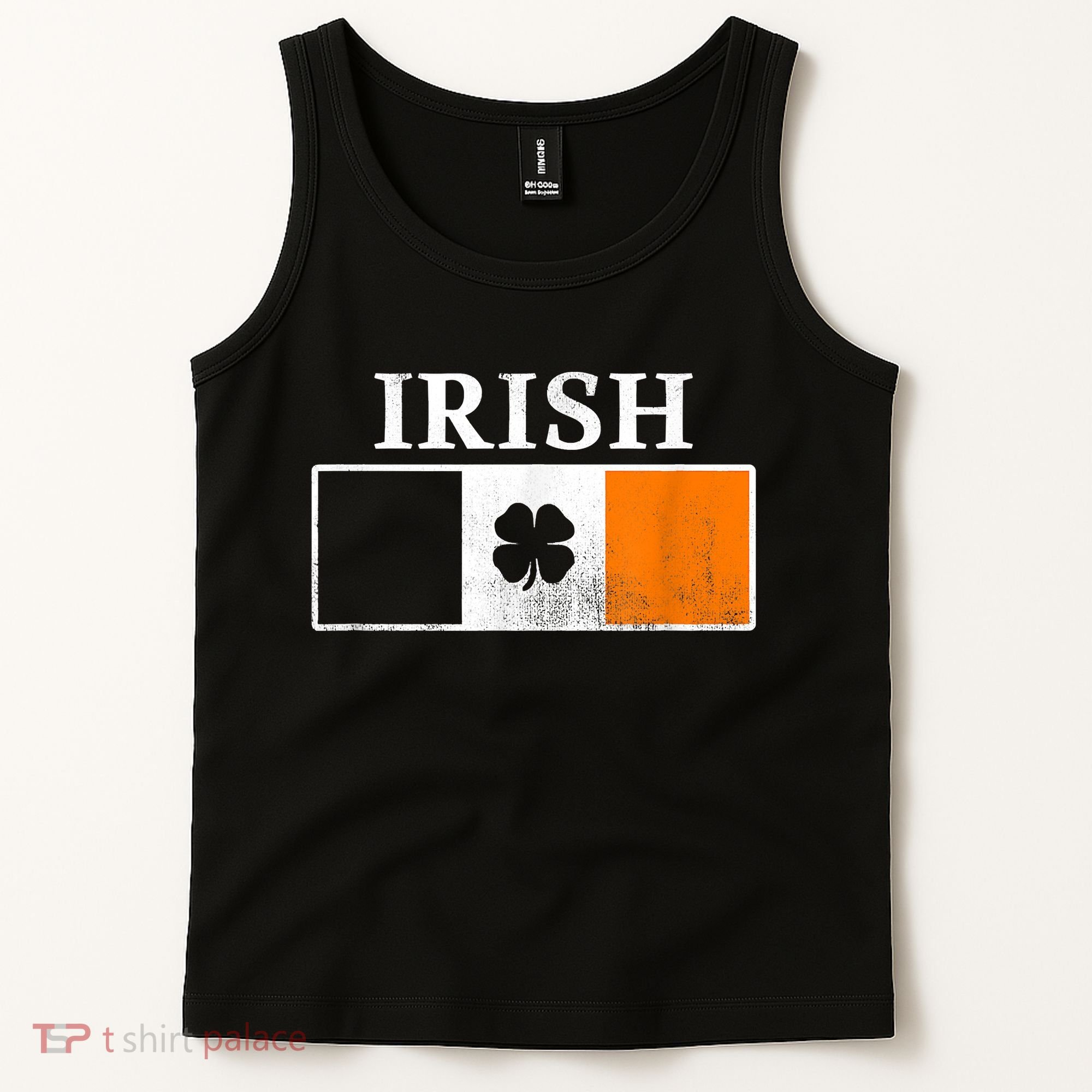 Ireland Shamrock Irish Flag St Patty's Day Tank Top