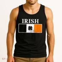Ireland Shamrock Irish Flag St Patty's Day Tank Top thumb 3
