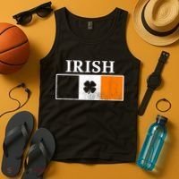Ireland Shamrock Irish Flag St Patty's Day Tank Top thumb 4