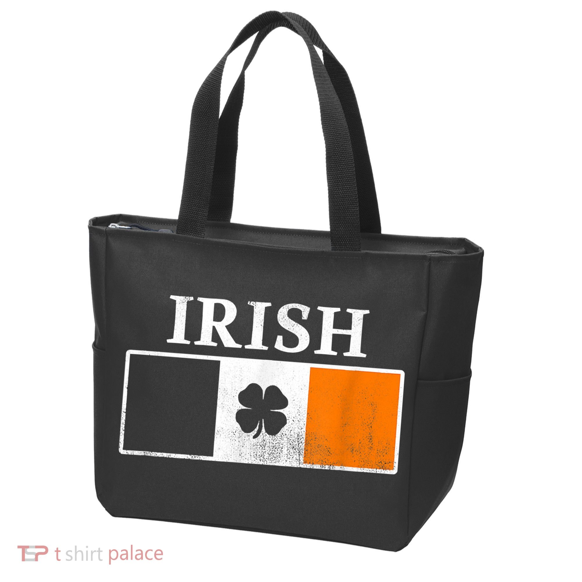 Ireland Shamrock Irish Flag St Patty's Day Tote Bag