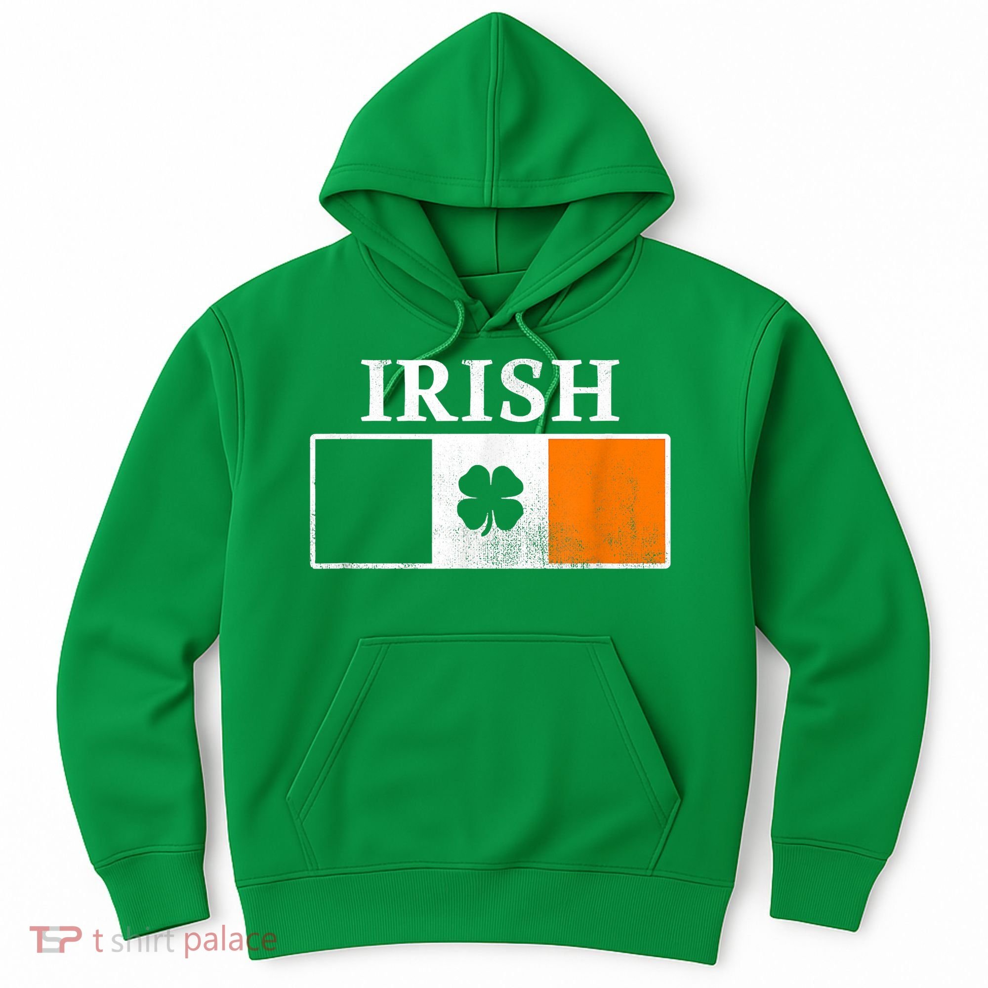 Ireland Shamrock Irish Flag St Patty's Day Hoodie